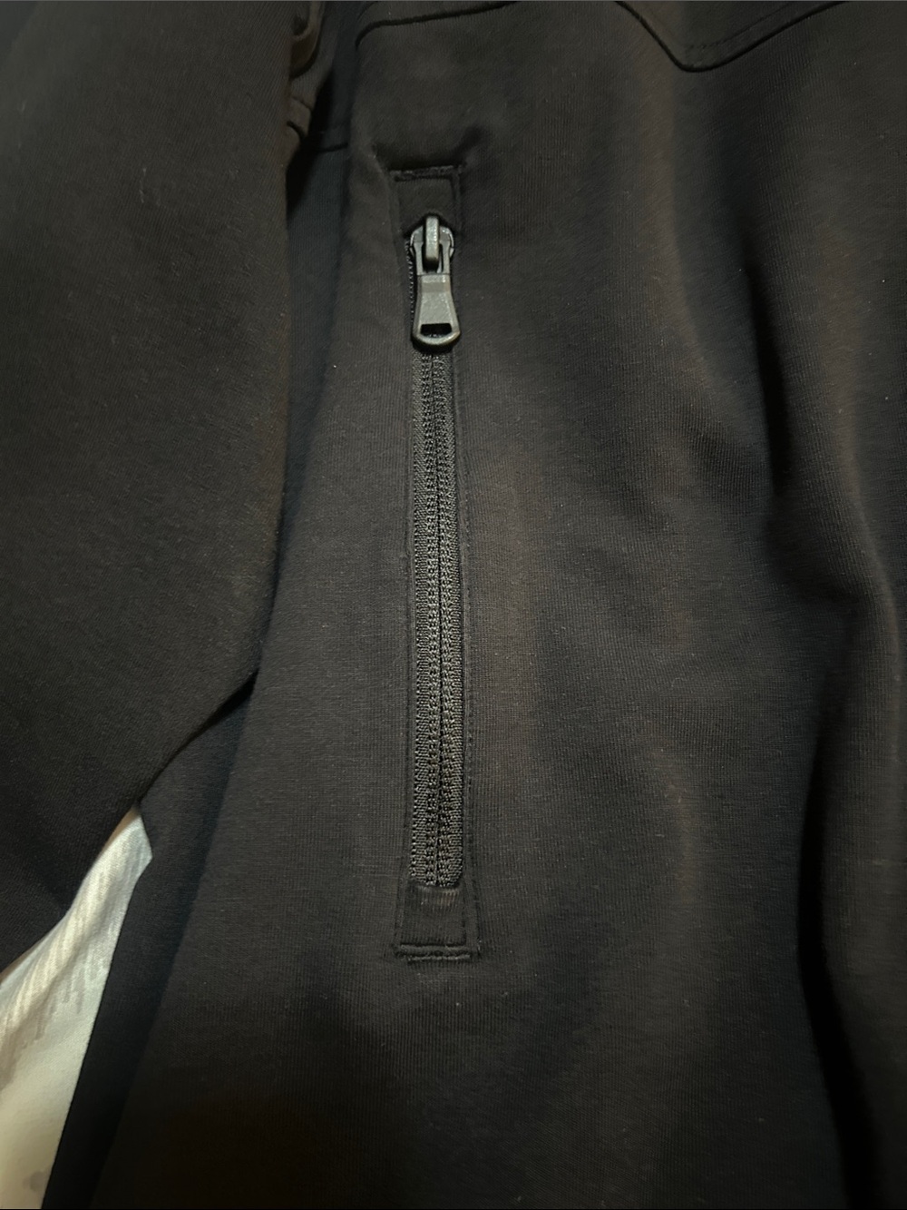 Old Navy Active Dynamic Fleece / Black Quarter-Zip - Picture 5 of 6